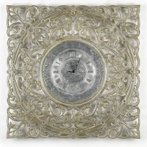 Часы настенные квадратные золото с черным Vintage IN SHAPE VINTAGE 00-3860075 Золото