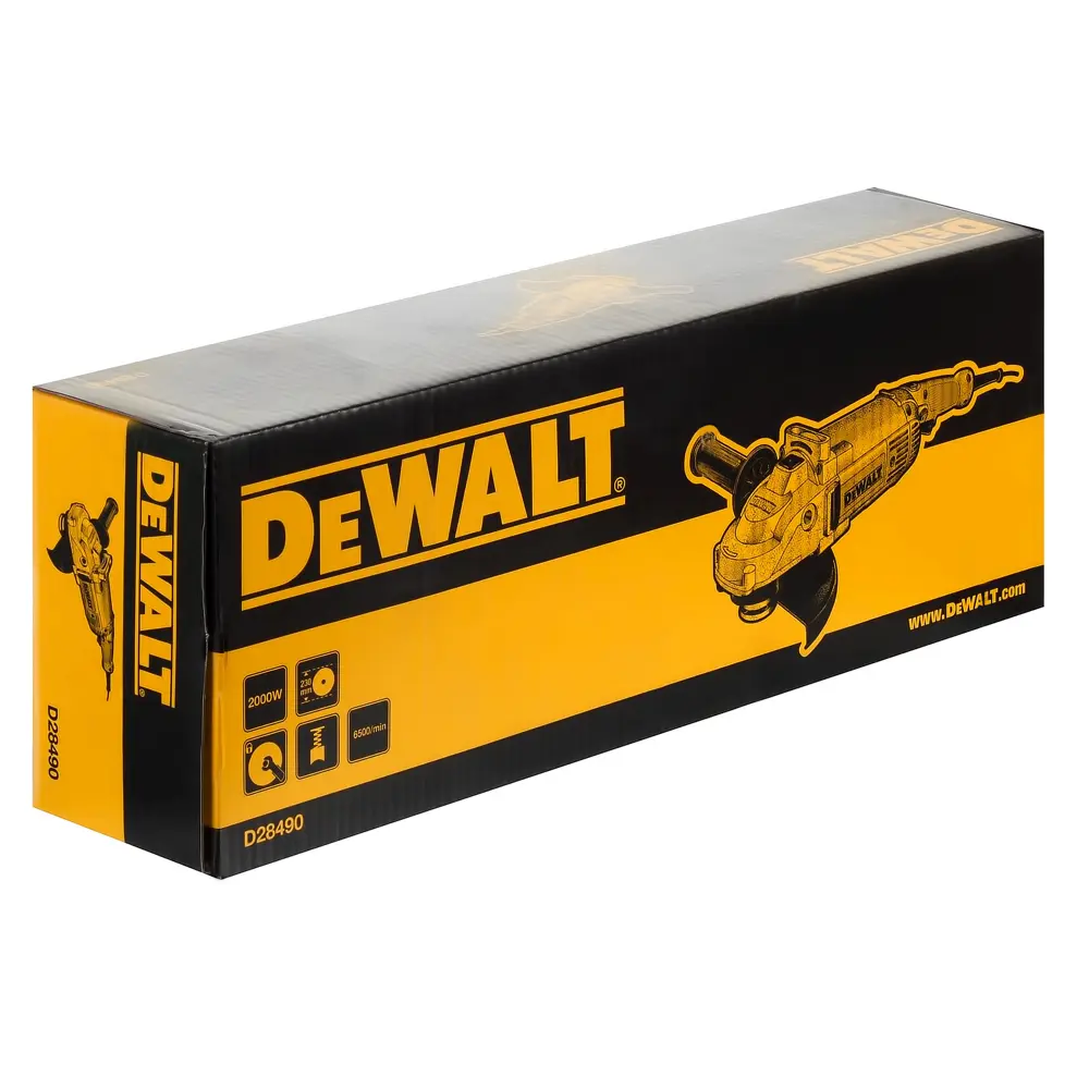 Углошлифовальная машина (болгарка) DeWalt D 28490, 2000 Вт, 230 мм 17966557 STLM-2154415  - Вид №4