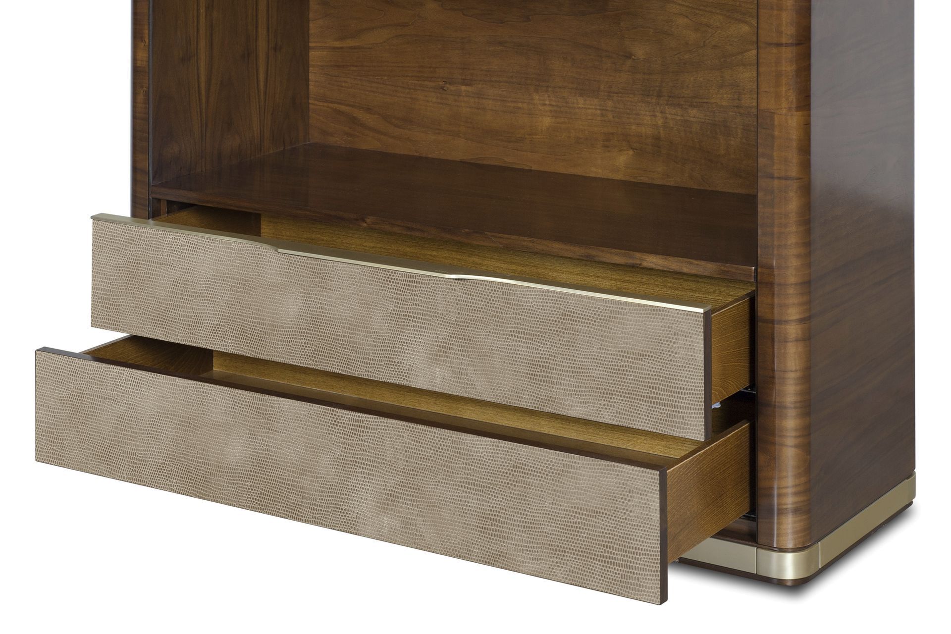 Книжный шкаф из дерева и кожи Hurtado Evolution ARCH-00064047 - Вид №1