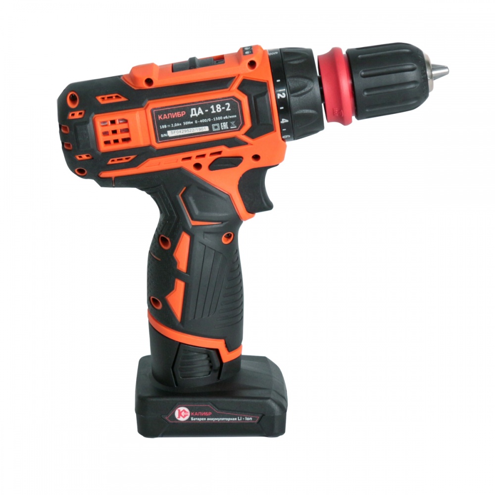 74271 Калибр Аккумуляторная дрель (Li-Ion) ДА-18-2  - Вид №3