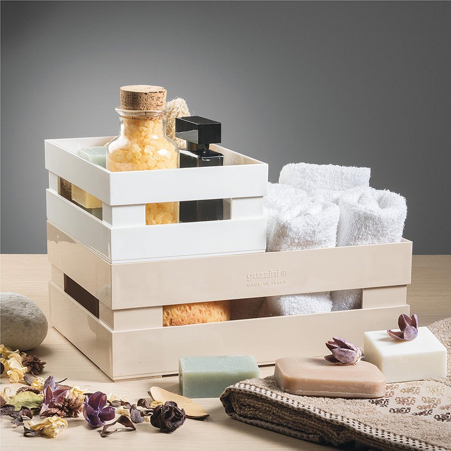 Ящик для хранения пластиковый 22 см белый Tidy&Store GUZZINI  00-3871100 Белый  - Вид №2