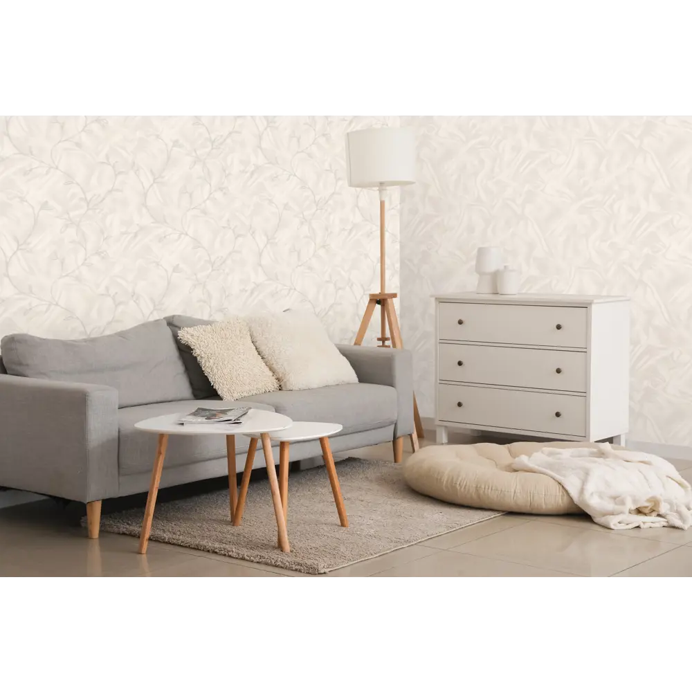 Обои Ateliero Stella - элегантный белый с текстурой для стильного интерьера 89327220 STLM-1406325 - Вид №4