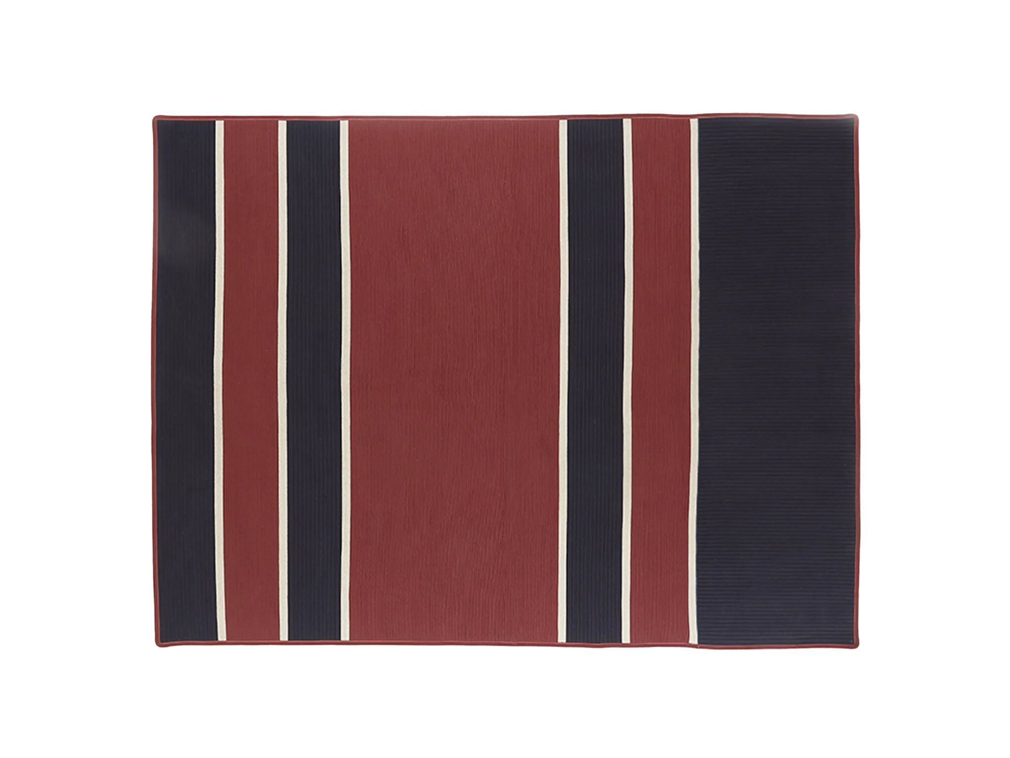 Прямоугольный ковер ручной работы из полосатой ткани Nodo Italia Antonio Marras + Nodo Italia ARCH-00115441