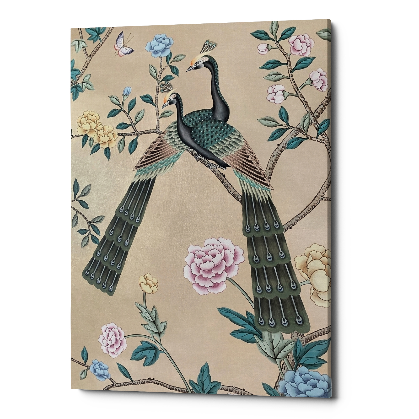 21060726 Картина «Императорский павлин», версия 4 (холст, галерейная натяжка) Object Desire 