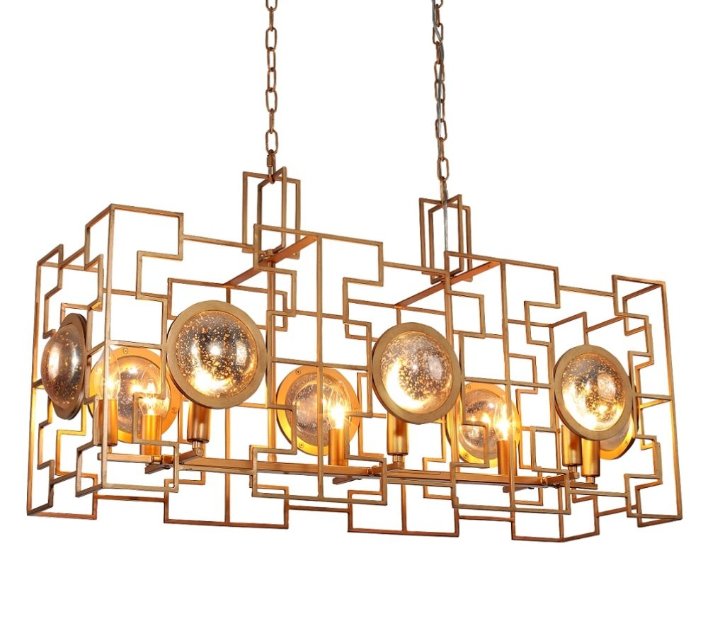 Подвесная люстра Crystal Lux Cuento SP8 L900 Gold CRYSTAL LUX ДИЗАЙНЕРСКИЕ, CUENTO 108729 Золотой  - Вид №1