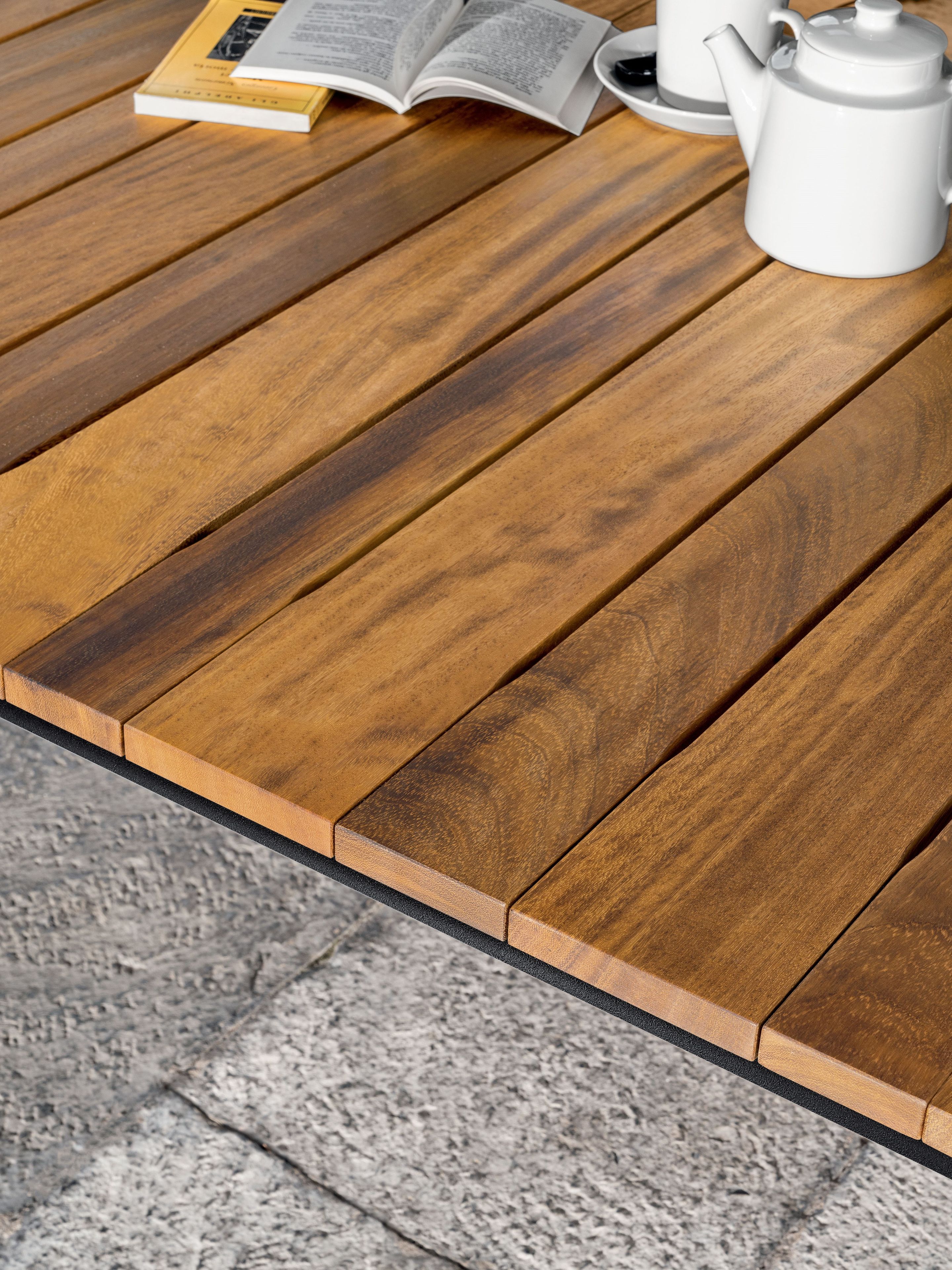 Прямоугольный садовый стол из тикового дерева Sovet Italia ARCH-00085162 - Вид №16