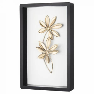 Декоративное настенное панно Flowers ANKONA  217804 Золото;черный