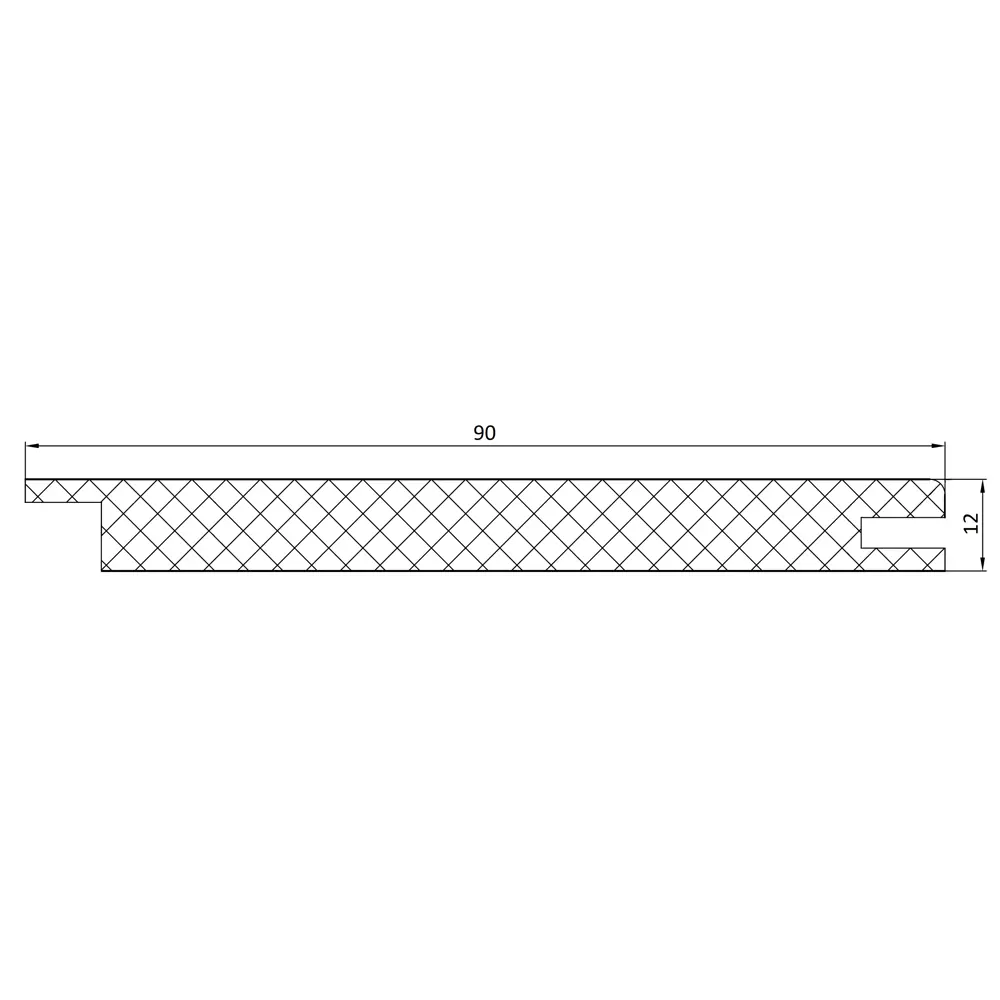 Добор дверной коробки Artens Мария 2070х90 мм цвет серый дуб 81933721 STLM-2005227  - Вид №3