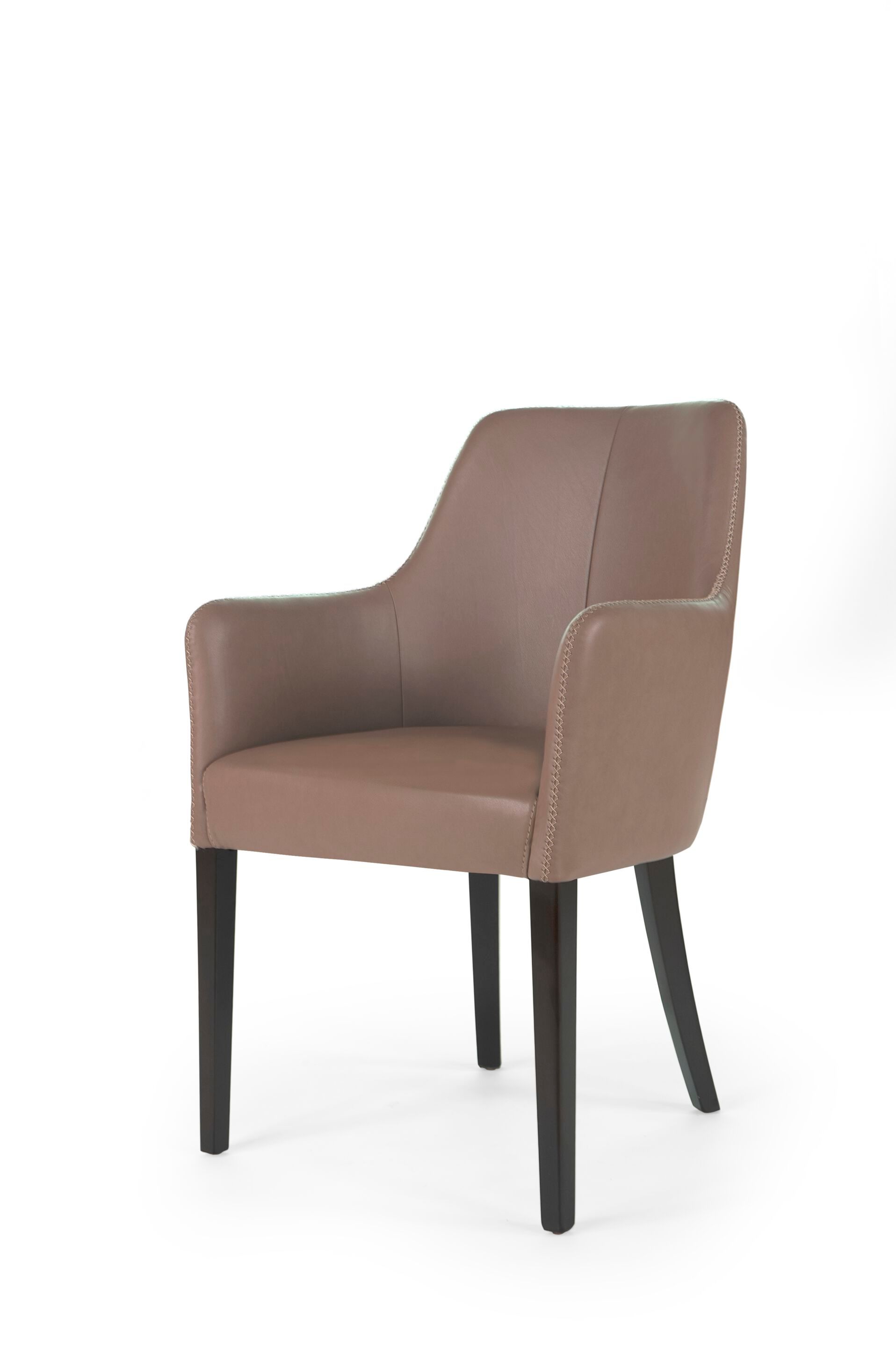 Кожаный мягкий стул с подлокотниками Borzalino EMILY ARCH-00047429 - Вид №5