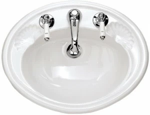 Подвесная раковина настенная овальная Devon&Devon  белая