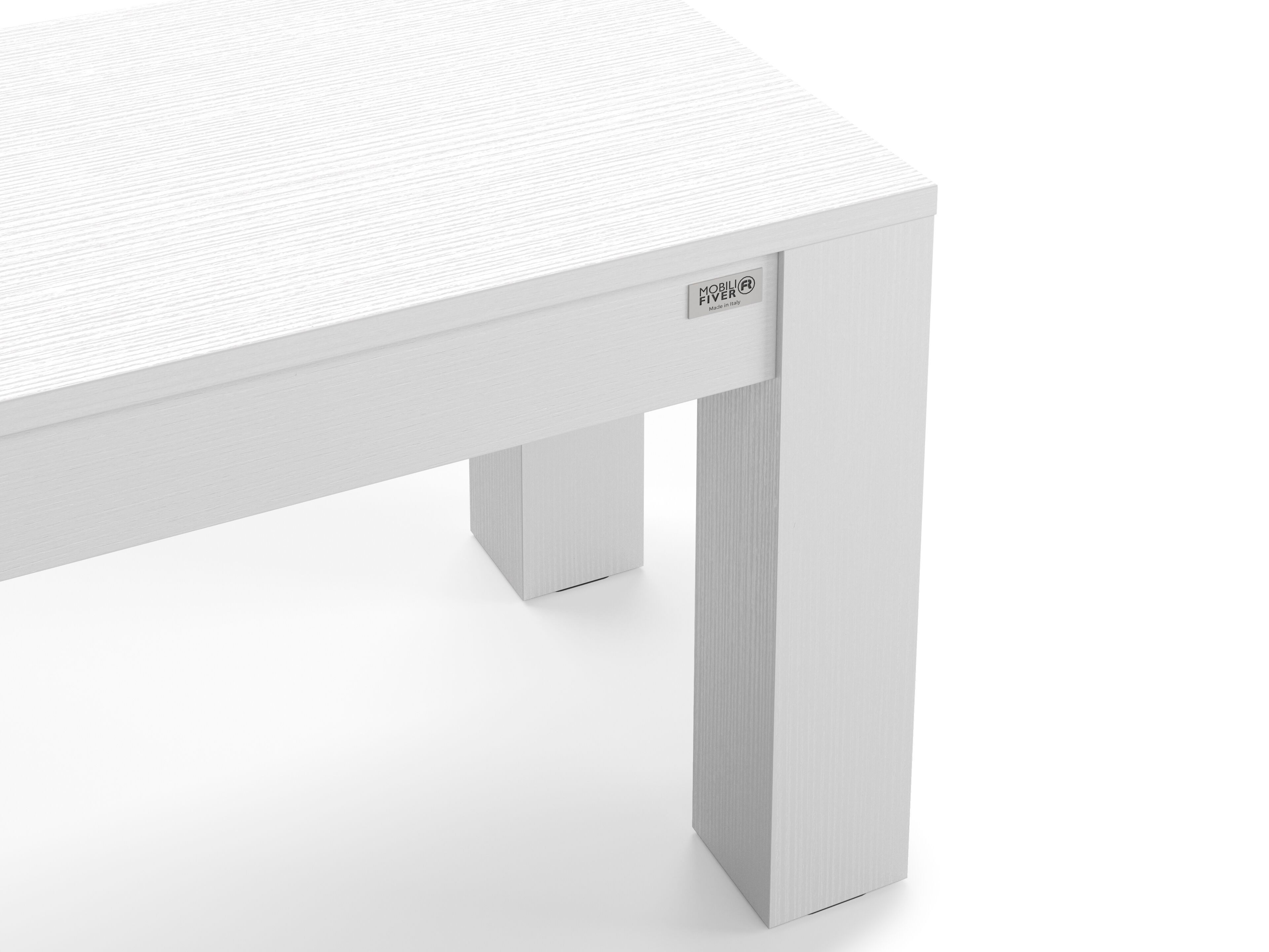 Набор столов из белого ясеня с 2 скамейками Mobili Fiver Rachele ARCH-00052155 - Вид №2