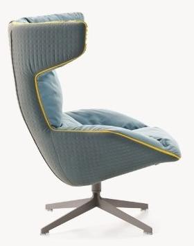 Moroso Кресло поворотное на 4-х спицах с высокой спинкой Take a line for a walk sun-id-1370506 - Вид №23