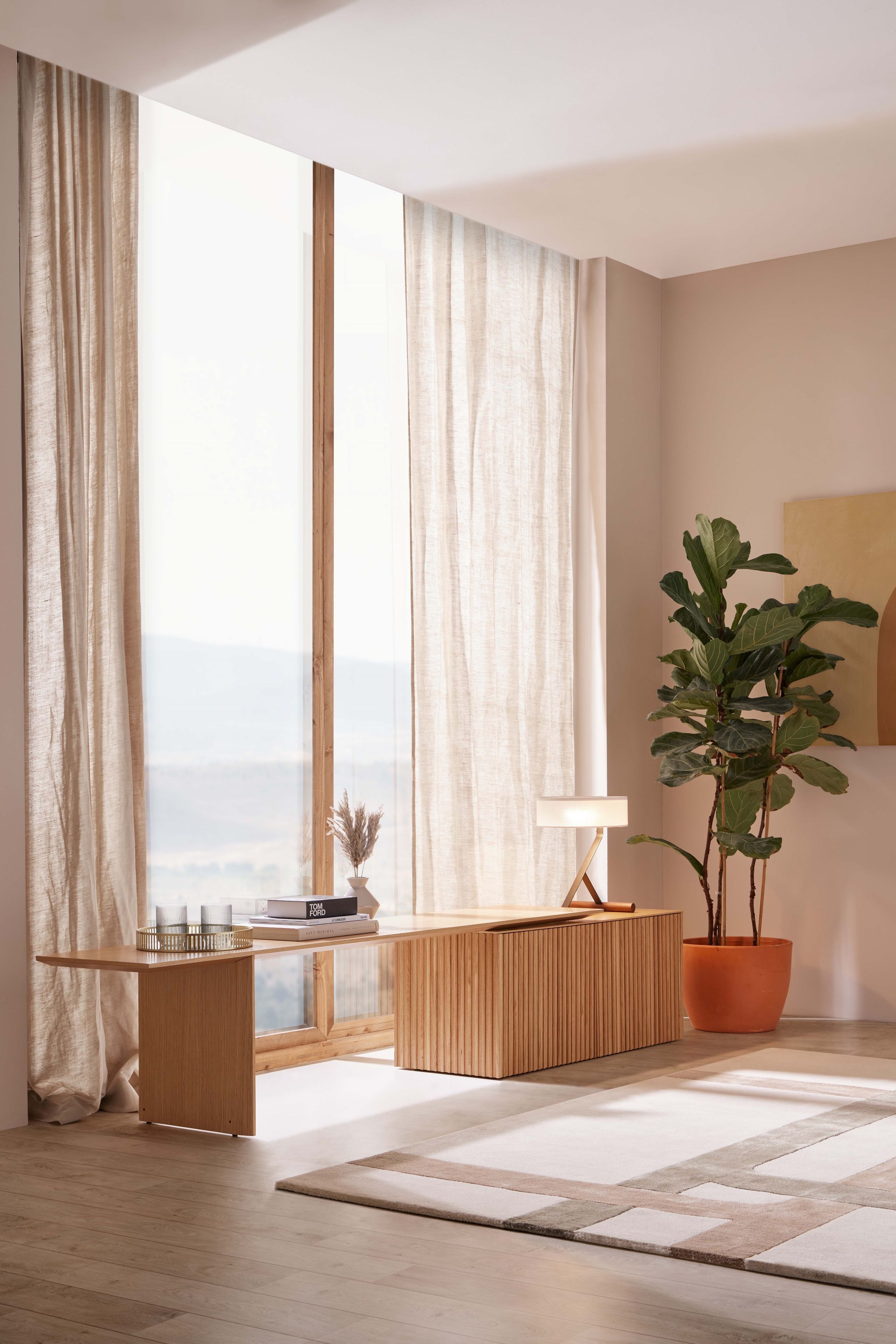 Ткань светодиодная настольная лампа Punt ARCH-00002095 - Вид №3