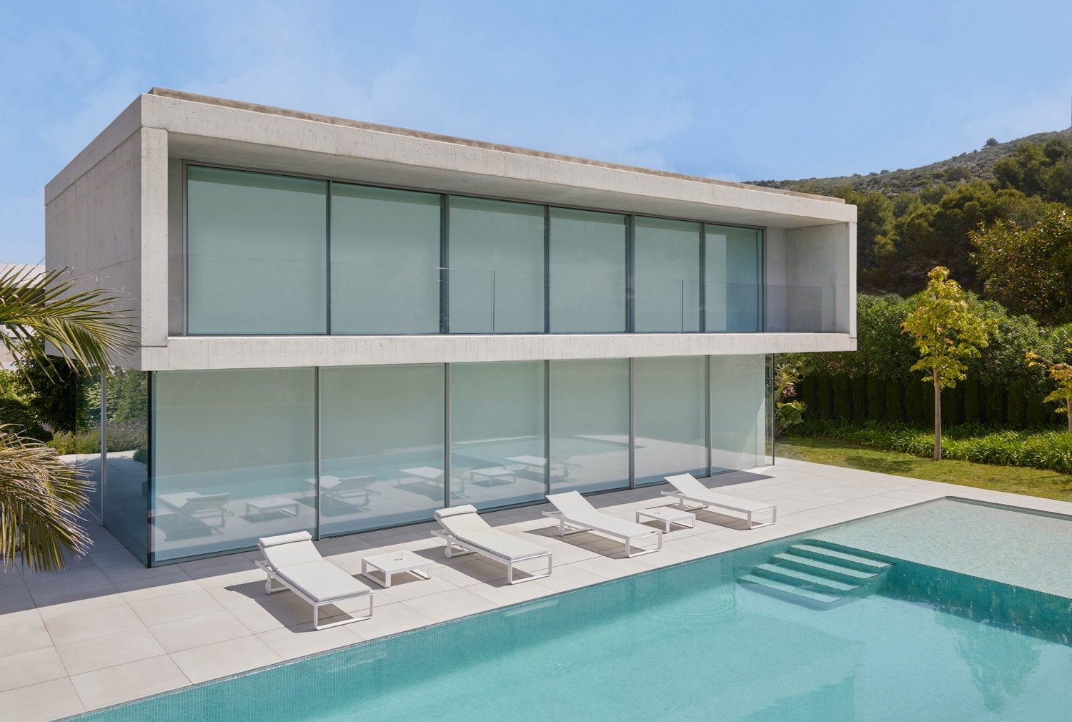 Шезлонг с откидной спинкой Batyline® с колесами GANDIABLASCO Плоский текстиль ARCH-00103526 - Вид №3