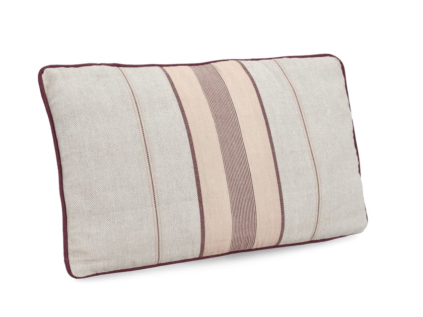 Прямоугольная подушка из ткани BIZZOTTO MORGAN ROSA BORDEAUX ARCH-00001887