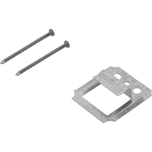 Кляймеры оцинкованные №6 (с гвоздями), 100 шт.