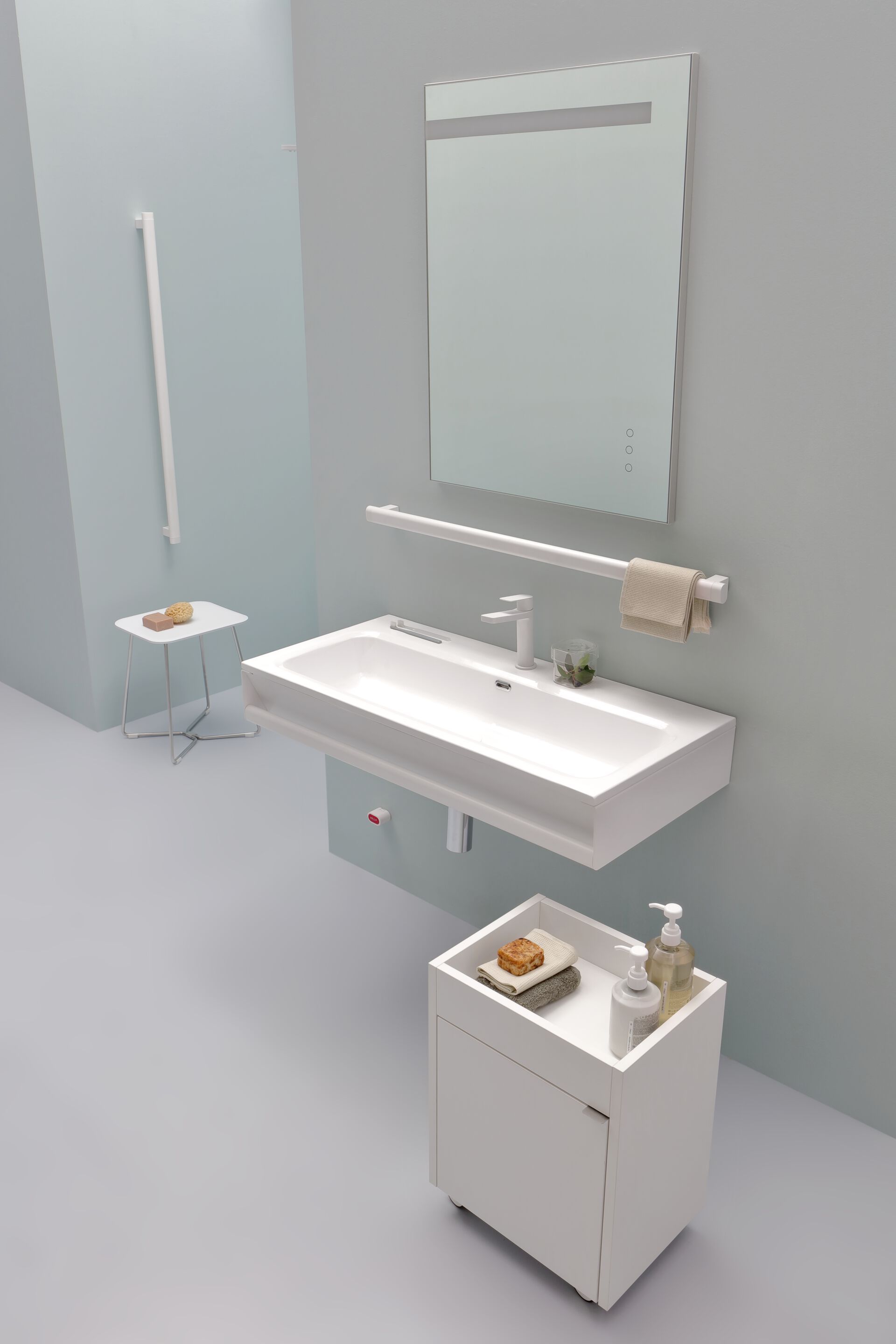 Фарфоровая прямоугольная подвесная раковина Olympia Ceramica OMNIA ARCH-00026017 - Вид №3