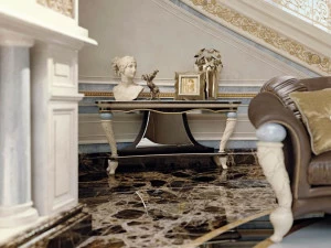 Turri Лакированная прямоугольная деревянная консоль Prestige