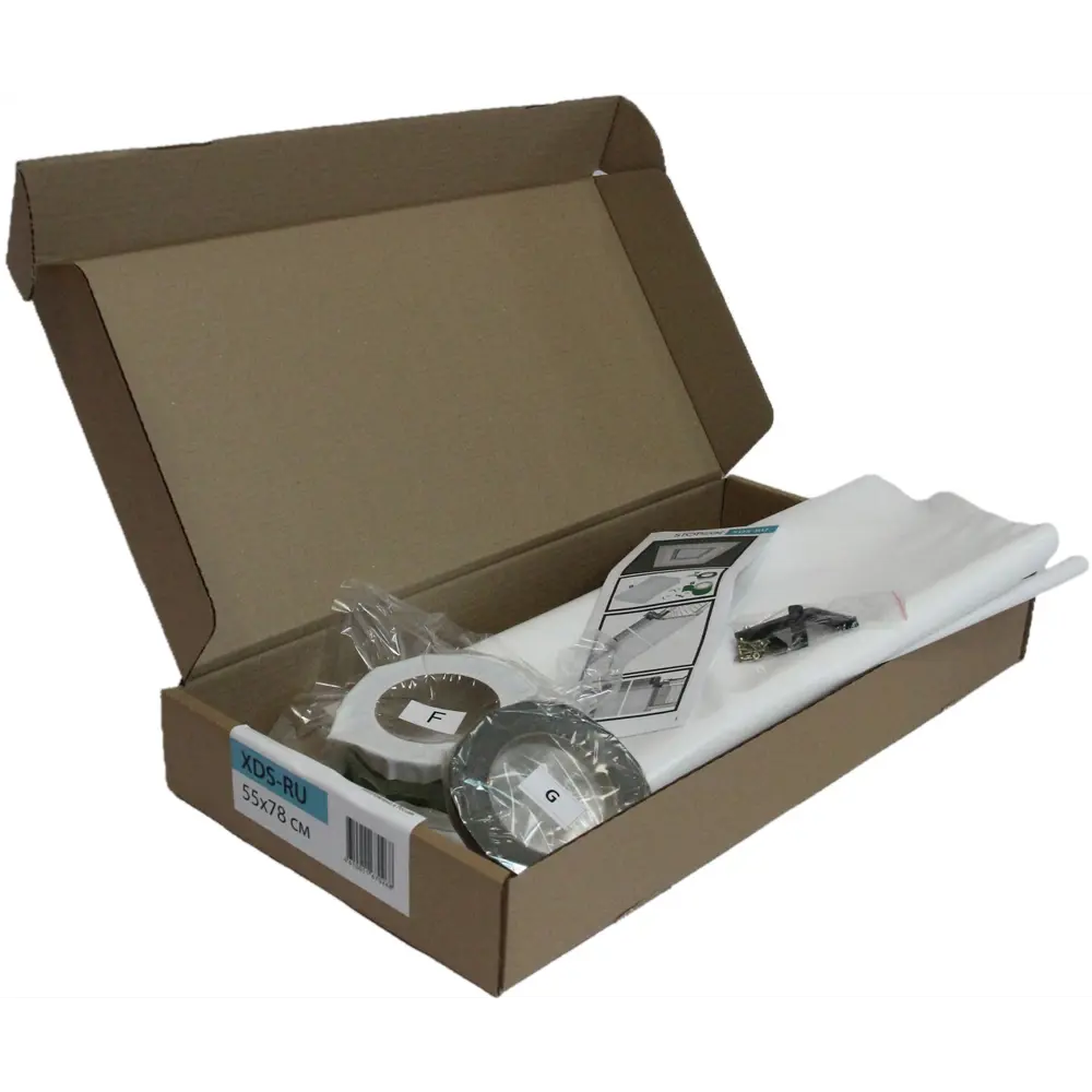 87506754 Оклад для окна пароизоляционный XDS-RU 78x118 см внутренний белый STLM-0896766 Fakro  - Вид №1