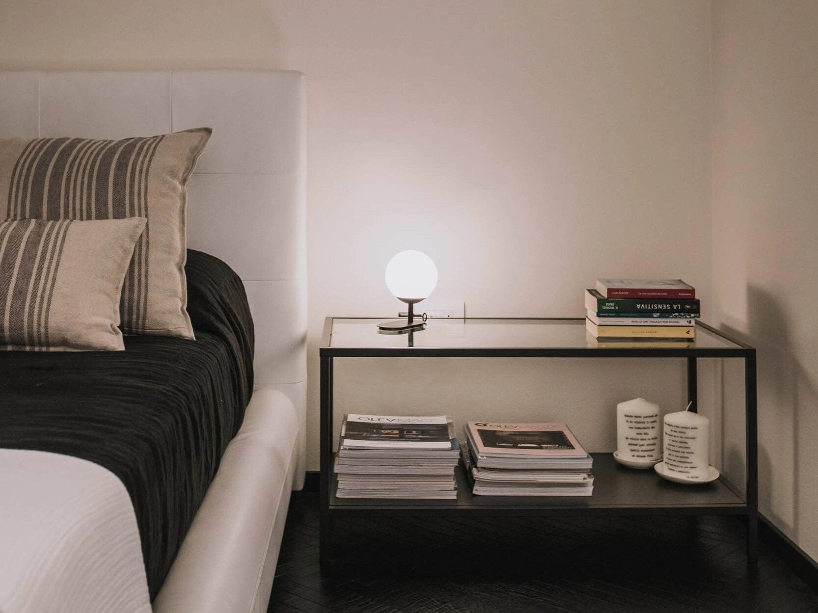 Алюминиевая светодиодная настольная лампа с диммером Olev La Pelletta ARCH-00070635 - Вид №5