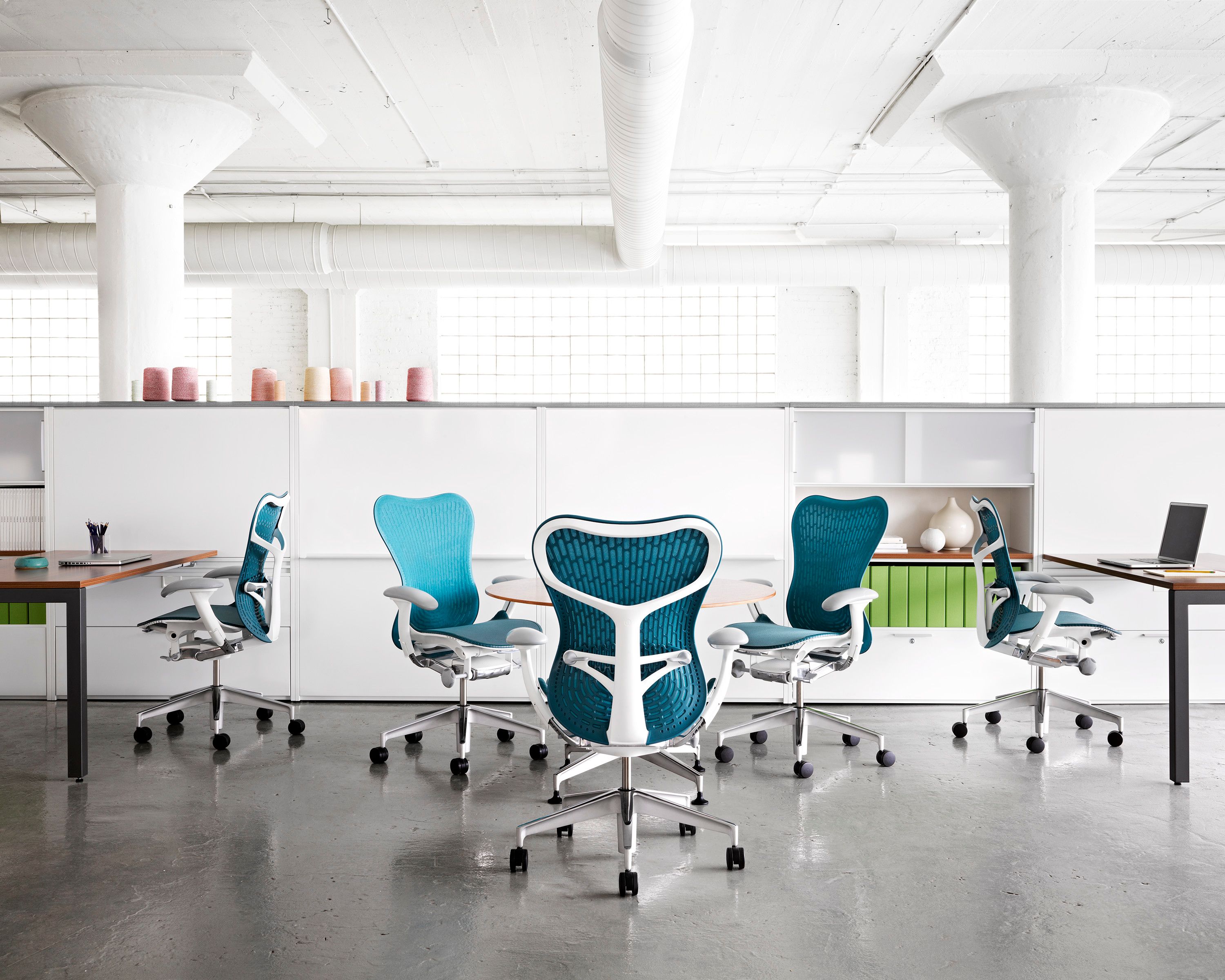 Triflex полимер поворотный эргономичный офисный стул Herman Miller Mirra 2 ARCH-00071795 - Вид №33