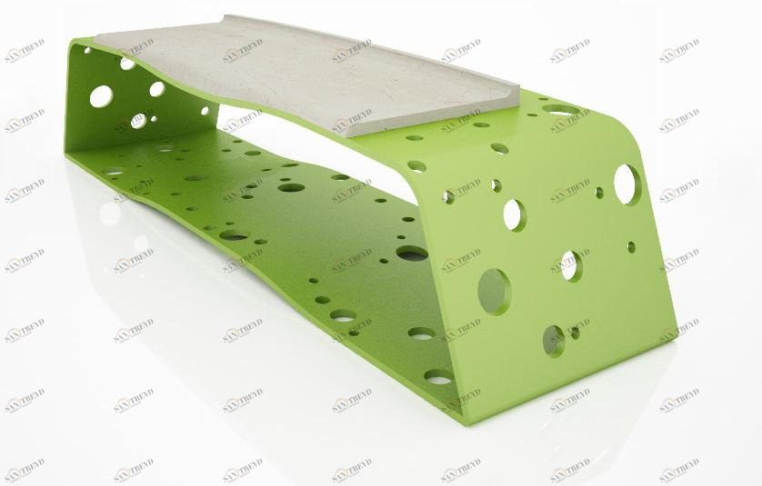 Manufatti Viscio Скамья из оцинкованного листового металла без спинки Gio' sun-id-1382353