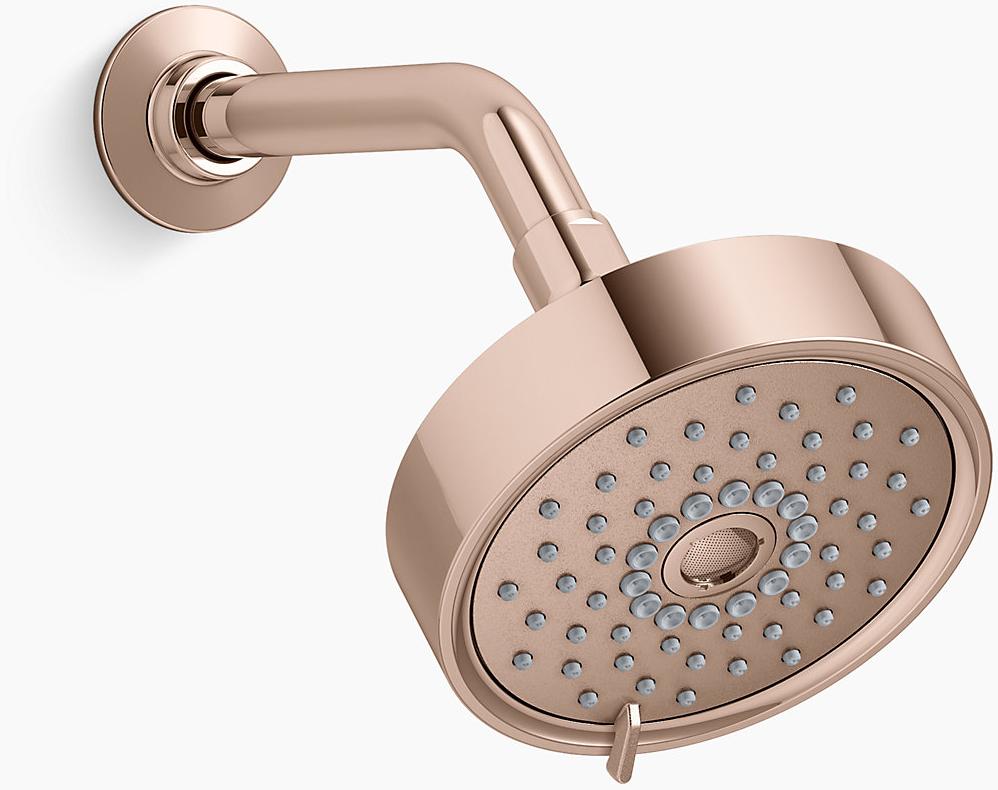 KOHLER Многофункциональная душевая лейка Purist 1,75 галлона в минуту с технологией впуска воздуха Katalyst K-22170-G-RGD 