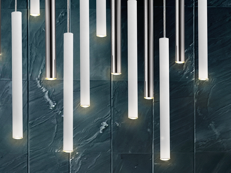 098380 Подвесной светильник 14L хром/белый 300 см Schuller Varas  - Вид №2