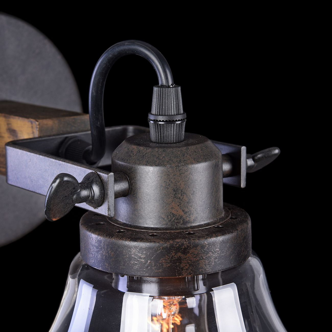 Бра настенное черное Lorenza FR4171-WL-01-B FREYA LOFT 00-3957491 Черный - Вид №5