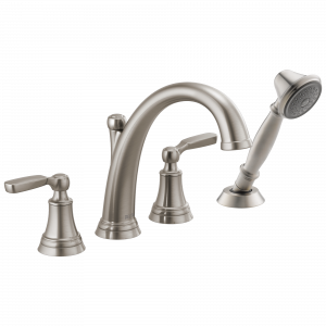 T4732-SS Римская ванна с ручным душем Delta Faucet Woodhurst Нержавеющая сталь