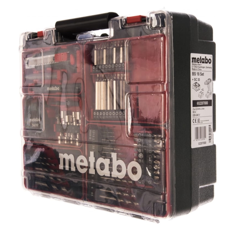 Дрель-шуруповерт Metabo BS 18 SET CAS 18V 5451643 STDN-0134938 - Вид №5
