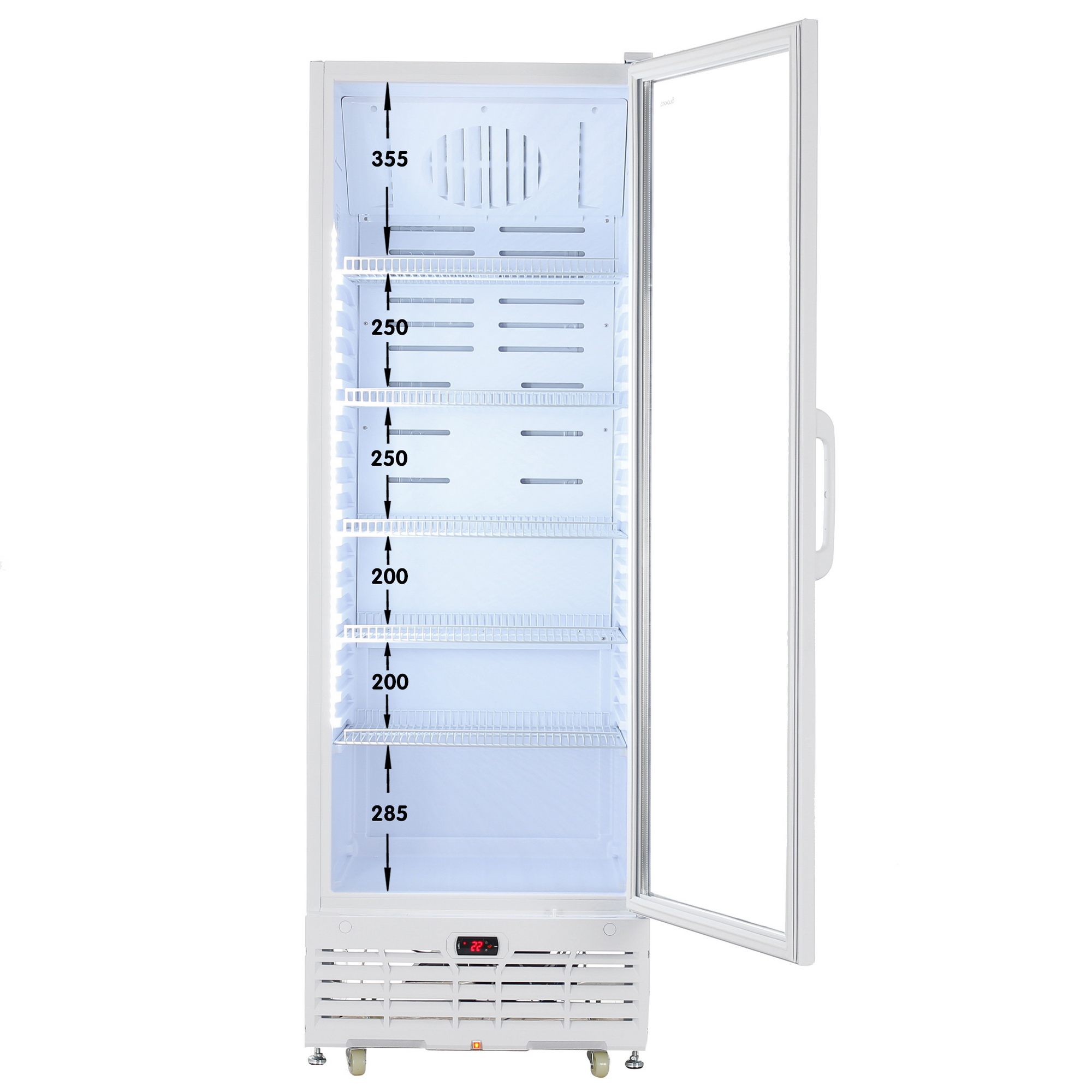 5327324 Холодильная витрина   Бирюса 461RDN белый STDN-0017542 - Вид №1