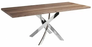 Angel Cerdá Прямоугольный стол для гостиной из стали и дерева Nature life 1061.02