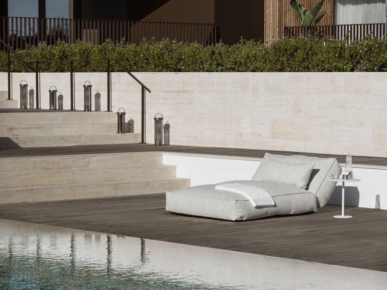 Садовая кровать с откидной спинкой из ткани blomus Stay Limited ARCH-00149448 - Вид №9