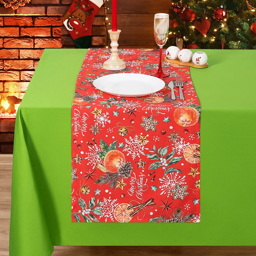 Дорожка Altali Пунш прямоугольная 40x140 см цвет красный STLM-2012882