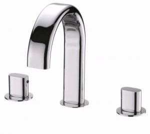 JUSTIME Смеситель для раковины на 3 отверстия из хромированной латуни Perfecto 6920-91-80cp