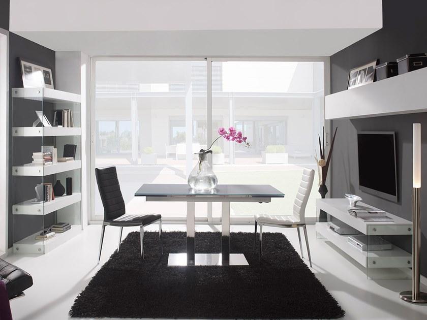 Angel Cerdá Двусторонний открытый книжный шкаф из дерева и стекла Loft tendencia 3020 Angel Cerda - Вид №4