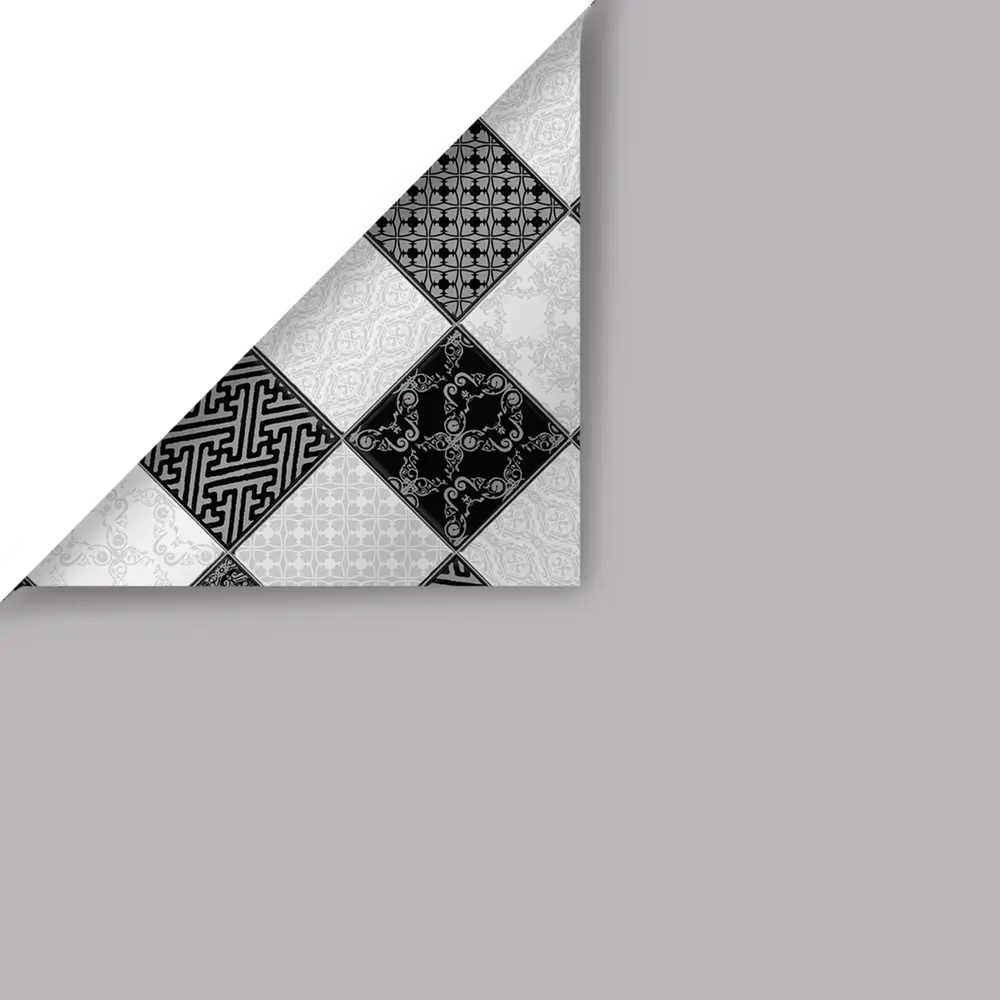 JUTEKS Линолеум «Викторианская шахматка» для гостиных и прихожих 82312400 STLM-0891433 - Вид №4