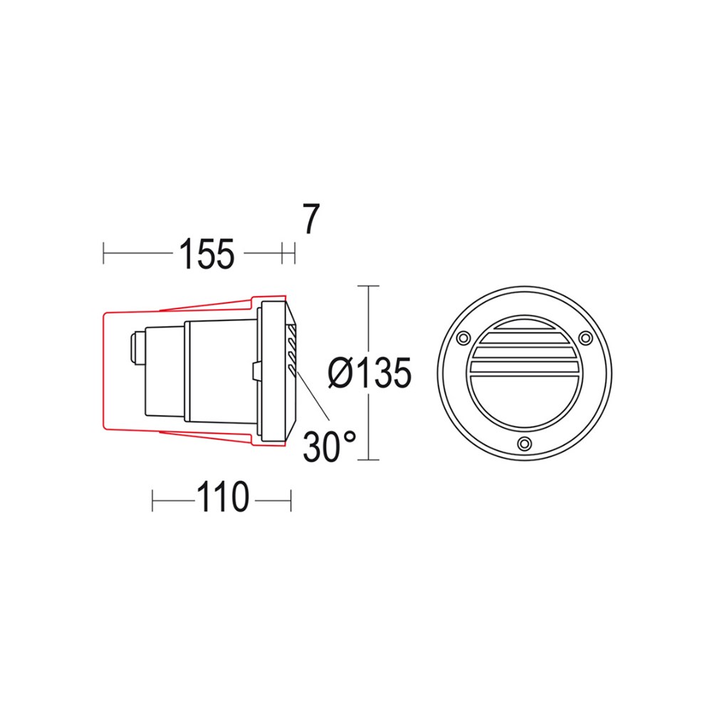 Spia Grid Eyelid 135 Ghidini Spia Grid Eyelid .05 Темно-Cерый (Матовый)  - Вид №1