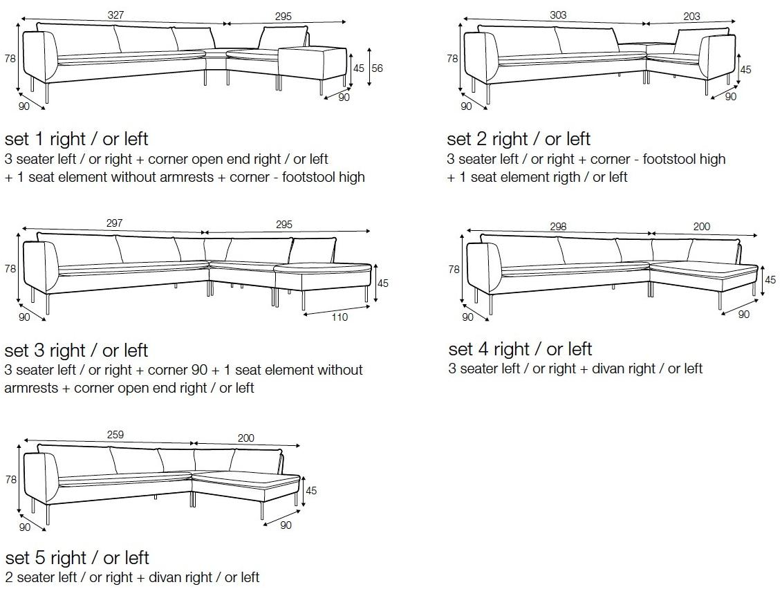 Sits Модульный диван из ткани sun-id-1418810 - Вид №6