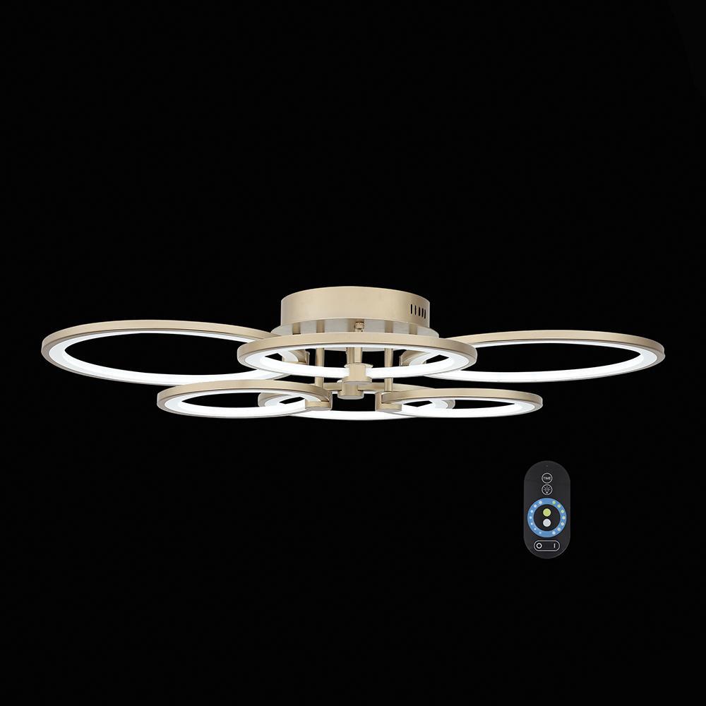Потолочная светодиодная люстра ST Luce Twiddle Dimmer SL867.202.06 ST LUCE ДИЗАЙНЕРСКИЕ, TWIDDLE DIMMER GOLD 137049 Золотой  - Вид №3