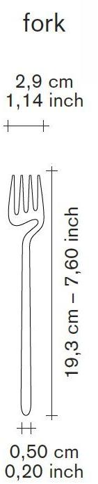 valerie_objects Вилка из нержавеющей стали  V8018102/v8018102b  - Вид №51