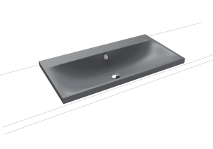 Умывальник KALDEWEI Сталь эмалированная 3041 455 холодный серый 70