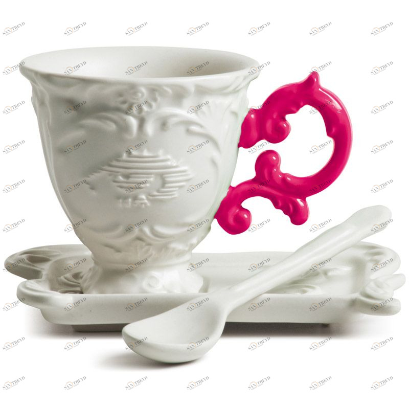 Набор кофейный I-wares фуксия Seletti 09859FUC