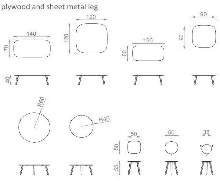 B&T Design Сервиз квадратный Woodplate sun-id-1474292 - Вид №4