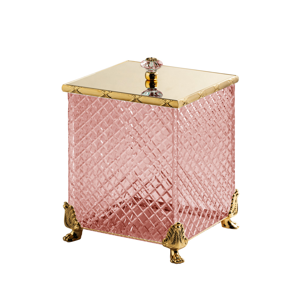 FS08C-671 FS08C-671 Квадратный контейнер с крышкой БИН Cristal & Bronze BINS  - Вид №2