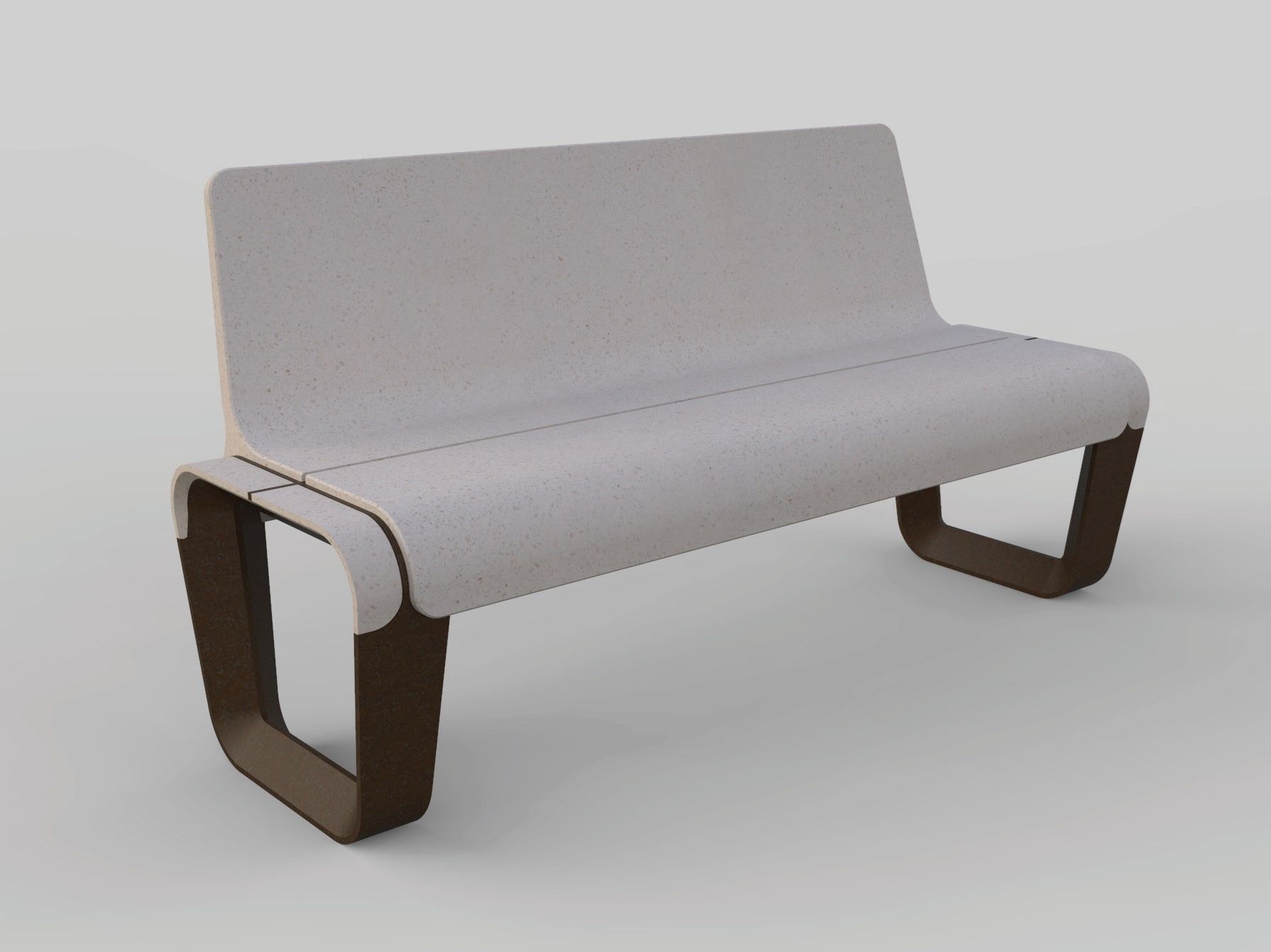 Реконструированная каменная скамья со спинкой Viscio Urban Design Key ARCH-00092271 - Вид №1