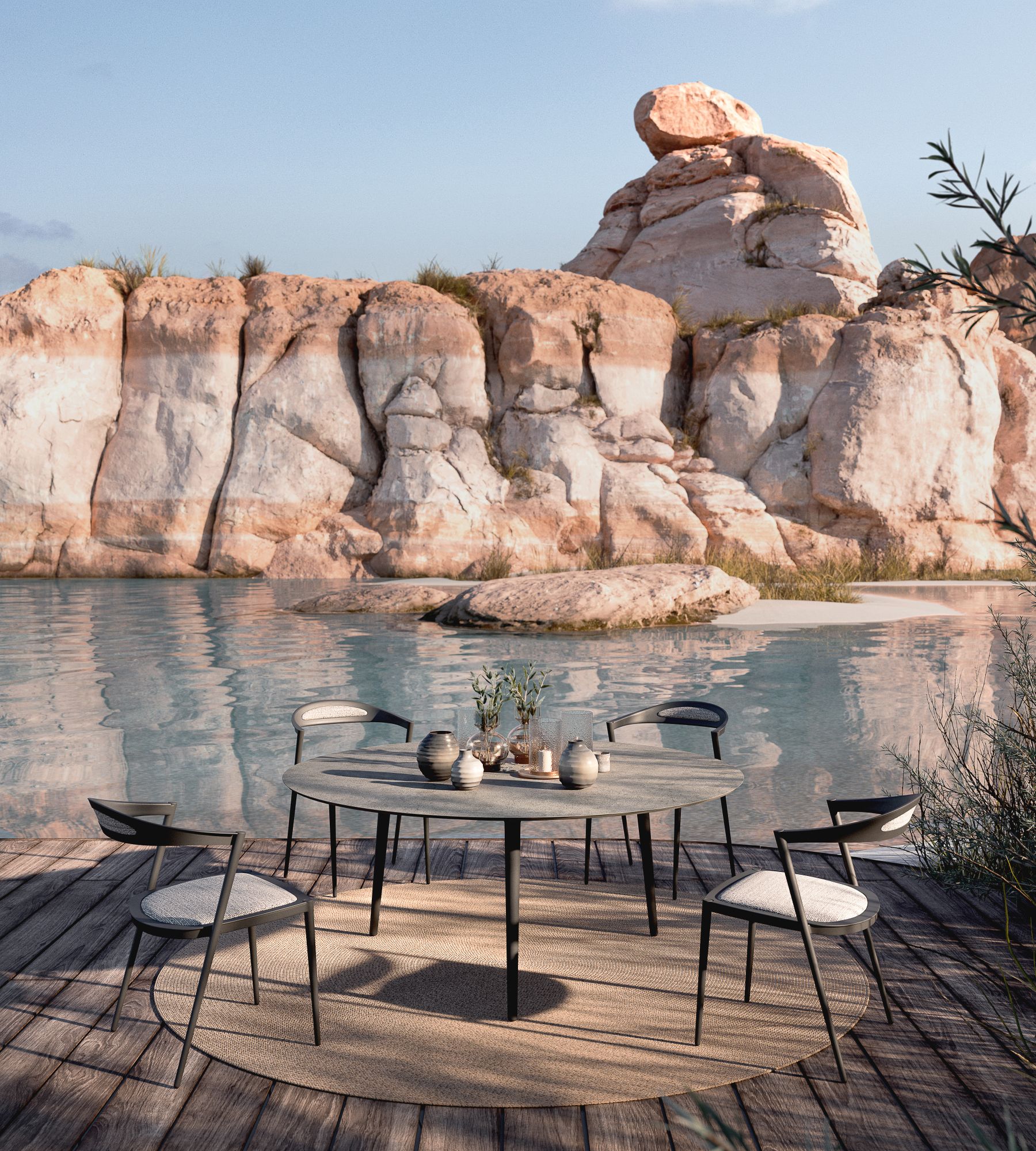 Алюминиевый садовый стул Royal Botania Styletto ARCH-00079736 - Вид №2