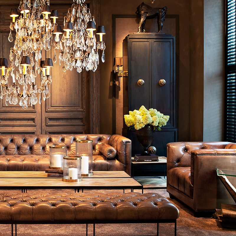 Шкаф для одежды коричневый D'Alsace PUSHA EICHHOLTZ 062457 Черный  - Вид №4