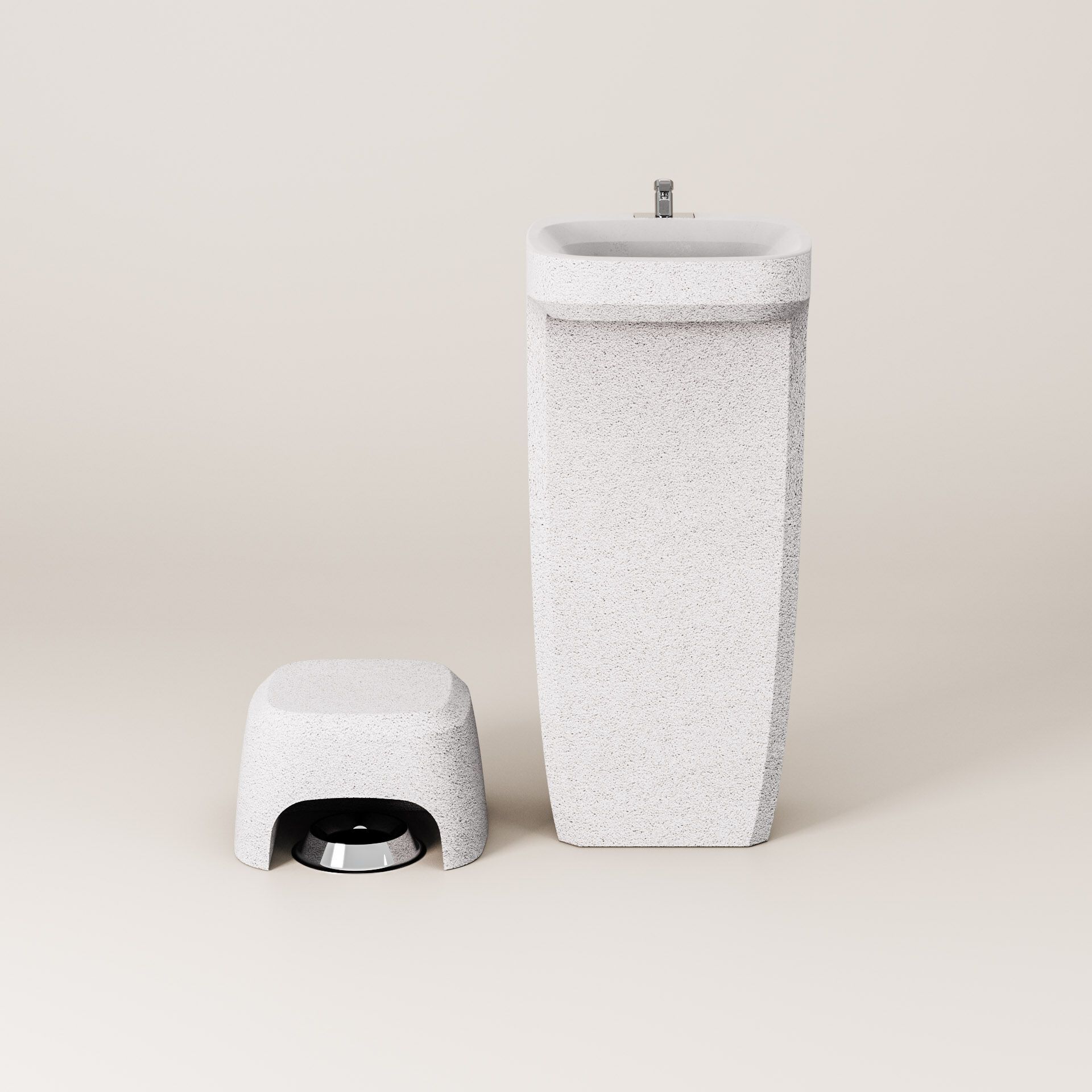 Бетонный пол фонтан Kremen ARCH-00068100 - Вид №22